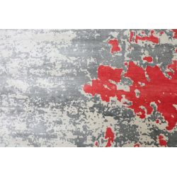 Moderný dizajnový koberec Handloom 1,70 x 2,40m červeno šedý