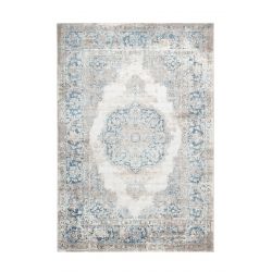 Modrý moderný koberec Paris 504 b