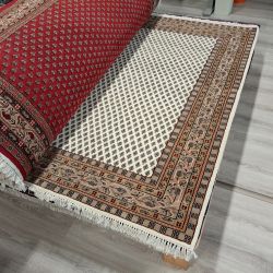 Béžovo hnedý klasický vlnený koberec Leetschi Mir ASS Karamelový