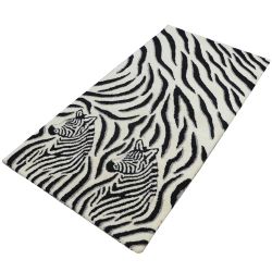 Vlnený koberec Handtuft zebra