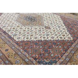 Ručne tkaný koberec z Indie Yammuna 9406 creme