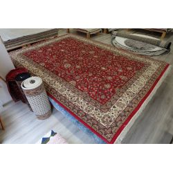 Ručne tkaný indický koberec Ganga 708 Rot