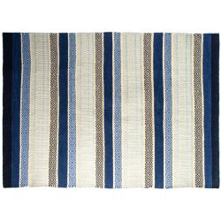 Vlnený tkaný koberec Nina 693 modrý