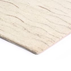 Jemne pásikavý koberec z vlny Ronja 1404 weiss