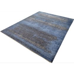 Abstraktný modrý koberec Empire As V3