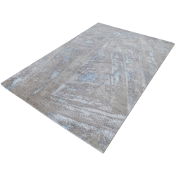 Abstraktný modrý koberec...