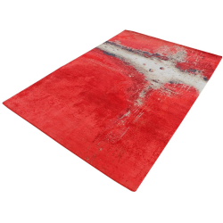 Červený abstraktný koberec Empire MG 3745