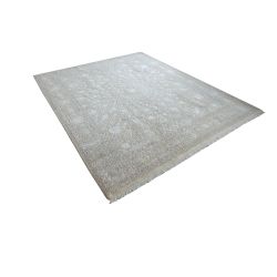Jednofarebný orientálny koberec Begum 1243 creme