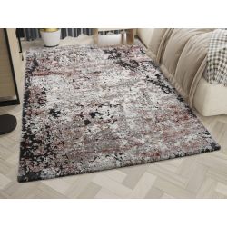 Kvalitný shaggy koberec Cyrus Shine 629 Krémovo červená