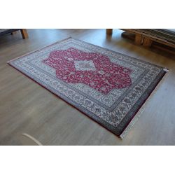 Klasický bordový koberec Kašmírsky hodváb 16/16 single