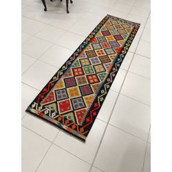 Obojstranný vlnený behúň Kelim