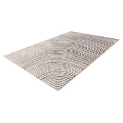 Abstraktný hnedo sivý koberec Sedef 404 sb