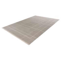 Moderný geometrický koberec Elif 401 silver