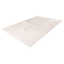 Moderný geometrický koberec TOP Bergamo Batucci 701 IVORY