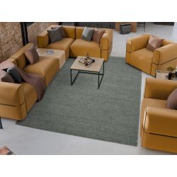 Vlnený jednofarebný koberec...