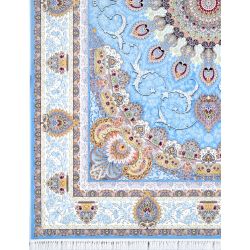 Luxusný strojovo tkaný perzský koberec Acra Royal Blue