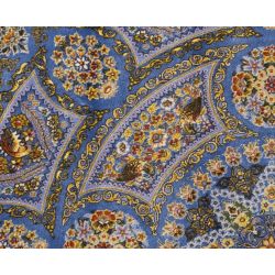 Perzský strojový koberec z hodvábu Narvan Qom Venus