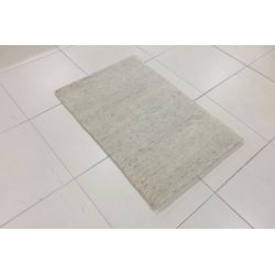 Vlnený jednofarebný ručne tkaný koberec Daleo 100 Uni Beige