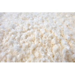 Luxusný biely shaggy koberec Nepal Sky Dream výroba na mieru