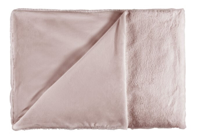 Powder pink (starorúžová) plyšová deka z kolekcie Heaven Blanket