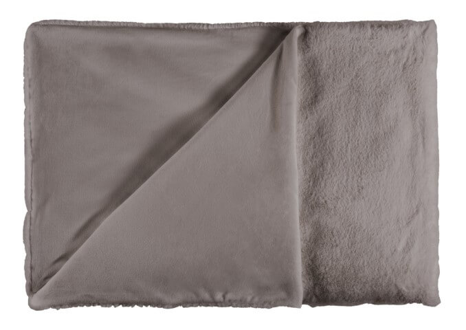 Taupe (šedo hnedá) plyšová deka z kolekcie Heaven Blanket